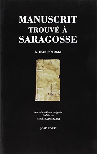 Beispielbild fr Manuscrit trouv  Saragosse zum Verkauf von medimops