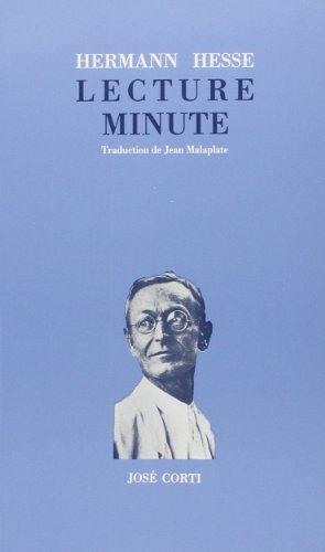 Lecture minute (9782714304506) by Hesse, Hermann