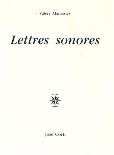 Lettres sonores