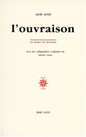 Beispielbild fr L'ouvraison zum Verkauf von RECYCLIVRE