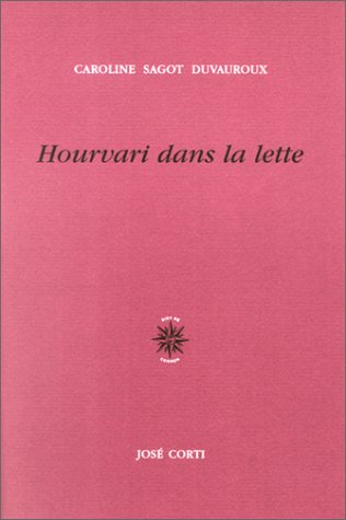 Beispielbild fr Hourvari dans la lette (livre non massicot) zum Verkauf von Ammareal