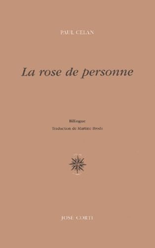 9782714307989: La rose de personne: Edition bilingue franais-allemand