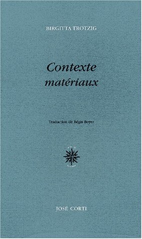 Beispielbild fr CONTEXTE MATERIAUX zum Verkauf von books-livres11.com