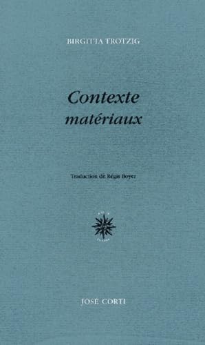 Imagen de archivo de CONTEXTE MATERIAUX a la venta por books-livres11.com