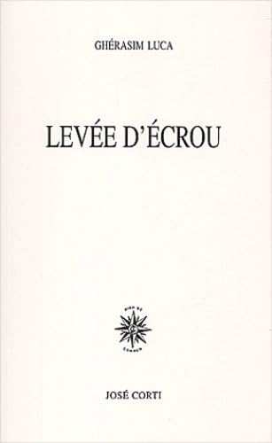 Stock image for Leve d'crou (livre non massicot) for sale by medimops