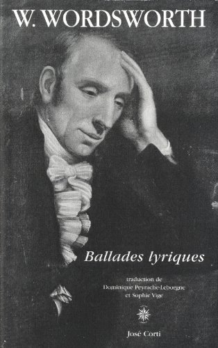 Stock image for Ballades lyriques : Suivies de Ode : pressentiments d'immortalit for sale by medimops