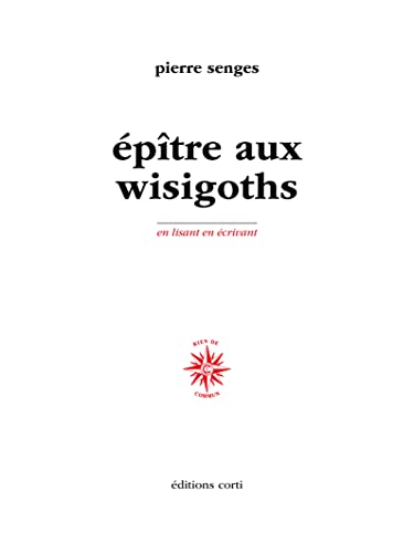 9782714312891: Eptre aux Wisigoths