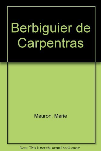 9782714412065: Berbiguier de Carpentras