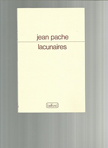 9782714413451: Lacunaires: (pomes 1975-1978) (Lignes)