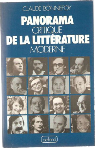 Stock image for Panorama critique de la littrature moderne for sale by medimops