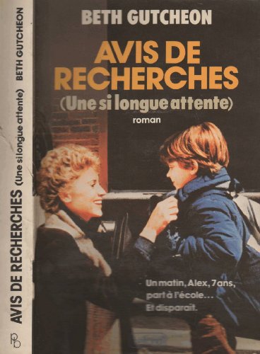 Stock image for Avis de recherche for sale by Librairie Th  la page
