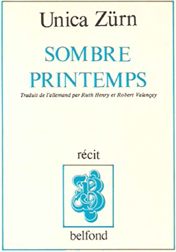 Beispielbild fr Sombre Printemps zum Verkauf von RECYCLIVRE