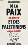 9782714426659: De la paix en general et des palestiniens en particulier (Belf.Pr Clercs)