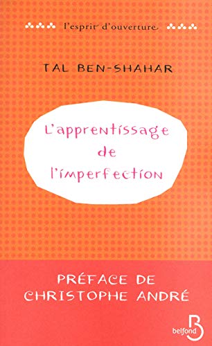 Stock image for L'Apprentissage de l'imperfection for sale by Ammareal