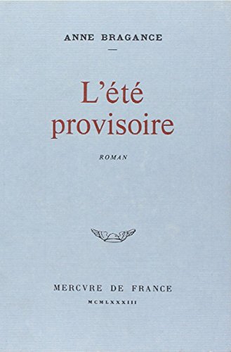 Imagen de archivo de L't provisoire a la venta por Librairie Th  la page