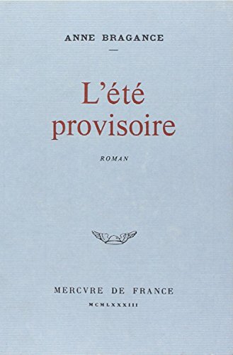 Stock image for L't provisoire for sale by Librairie Th  la page