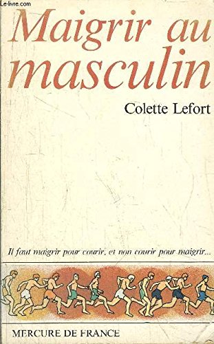 Beispielbild fr MAIGRIR AU MASCULIN zum Verkauf von Librairie rpgraphic