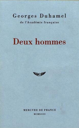 Beispielbild fr Deux hommes zum Verkauf von medimops