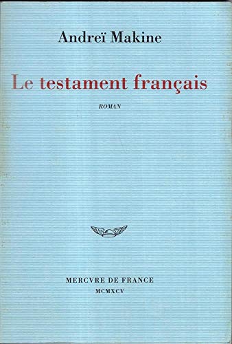 Stock image for Le Testament Francais (French Edition) for sale by Wonder Book