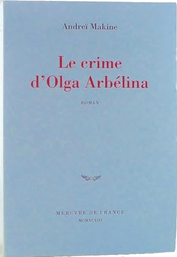 9782715220904: Le crime d'Olga Arblina