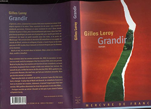 Beispielbild fr Grandir [Paperback] Leroy,Gilles zum Verkauf von LIVREAUTRESORSAS