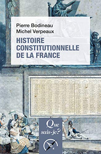 Beispielbild fr Histoire constitutionnelle de la France zum Verkauf von medimops