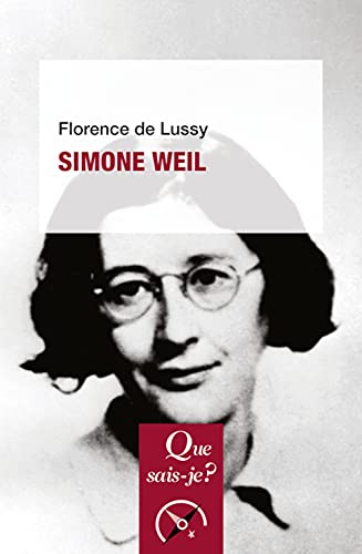 Stock image for Simone Weil for sale by Librairie Pic de la Mirandole