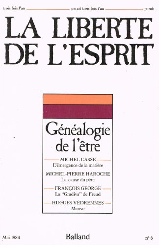 Beispielbild fr Liberte de l esprit t6 zum Verkauf von Librairie l'Aspidistra