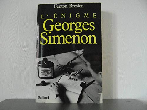 Beispielbild fr L'nigme Georges Simenon zum Verkauf von medimops