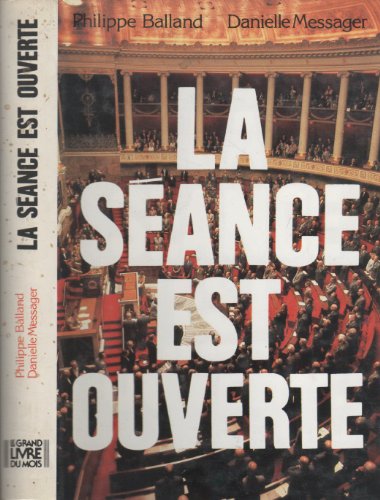 Imagen de archivo de La sance est ouverte a la venta por Librairie Th  la page