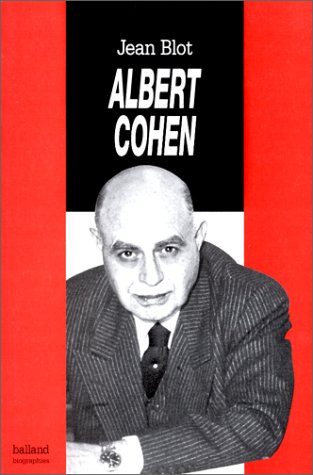 Beispielbild fr Albert Cohen zum Verkauf von Ammareal