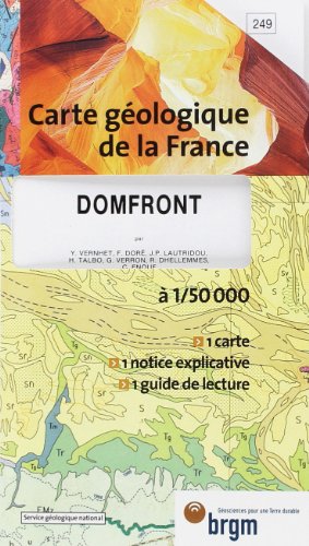 9782715912496: Carte gologique : Domfront