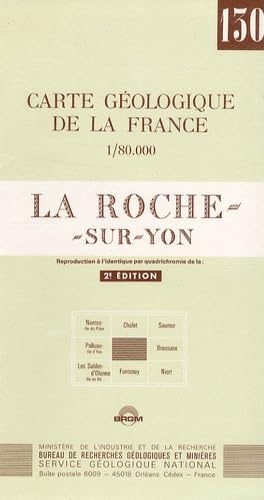 9782715915626: Carte gologique : La Roche-sur-Yon