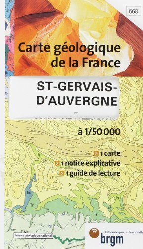 Beispielbild fr Carte gologique : St Gervais-d'Auvergne Cartes BRGM zum Verkauf von Librairie LOVE