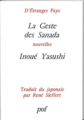 Beispielbild fr La Geste des Sanada : nouvelles zum Verkauf von Ammareal