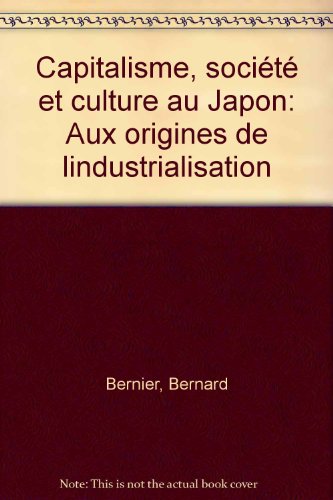 Capitalisme, société et culture au Japon