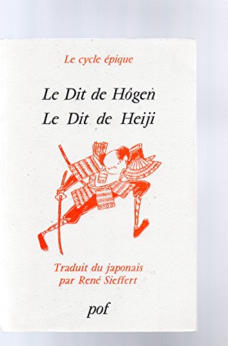Imagen de archivo de LE DIT DE HOGEN LE DIT DE HEIJI a la venta por Au bon livre