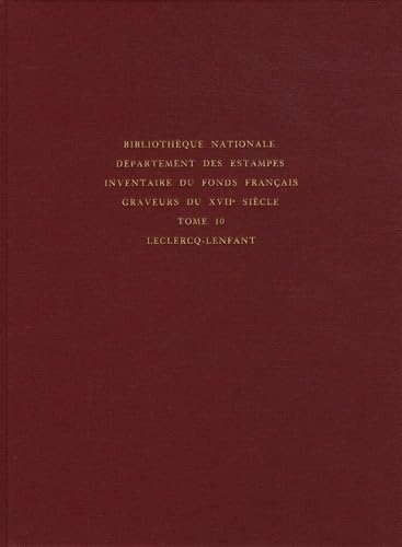 Inventaire du fonds français: graveurs du xviie siècle