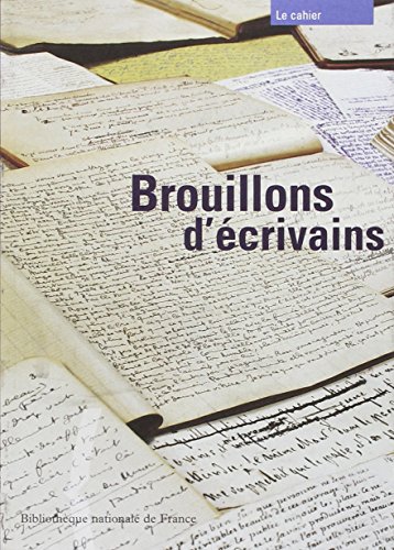 Imagen de archivo de Brouillons d'crivains a la venta por medimops