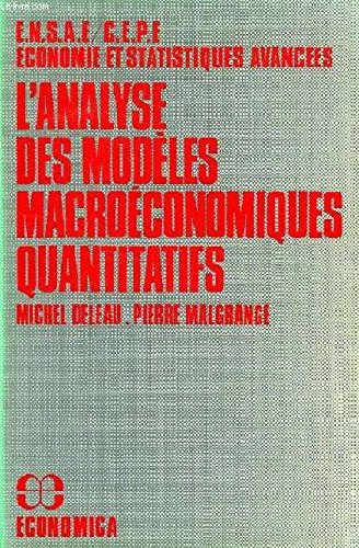 9782717801668: L'Analyse des modles macroconomiques quantitatifs