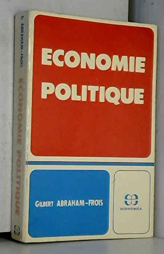 Imagen de archivo de conomie politique a la venta por Chapitre.com : livres et presse ancienne
