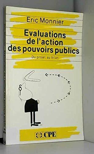 9782717813142: Evaluations de l'action des pouvoirs publics : du projet au bilan