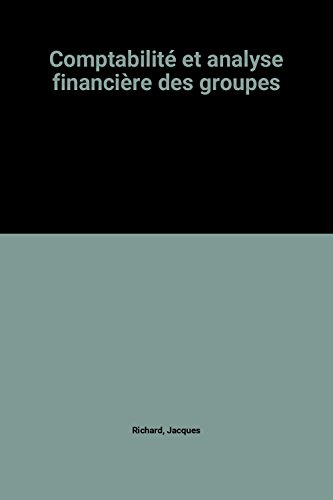 Imagen de archivo de Comptabilit et analyse financire des groupes a la venta por medimops