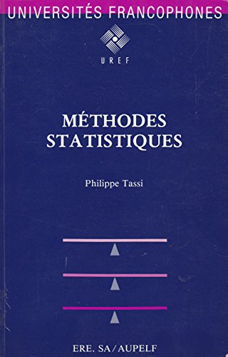 Beispielbild fr Mthodes statistiques zum Verkauf von medimops
