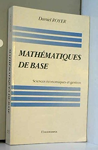 Beispielbild fr Mathmatiques de base zum Verkauf von medimops