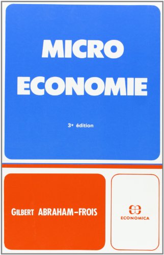 Stock image for Microconomie for sale by Ammareal