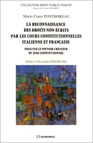 9782717826135: La reconnaissance des droits non-crits par les cours constitutionnelles italien