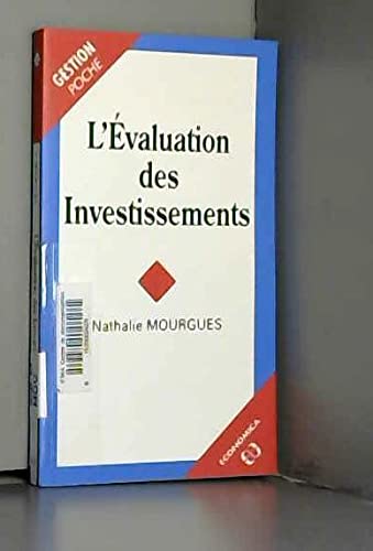 Stock image for L'valuation des investissements dans l'entreprise for sale by medimops