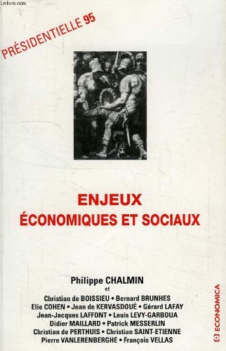 Beispielbild fr Prsidentielle 95. Enjeux conomiques et sociaux zum Verkauf von Ammareal