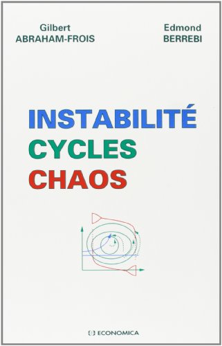 Stock image for INSTABILITE ; CYCLE ET CHAOS for sale by Gallix